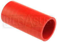 Click for a larger picture of Red Silicone Hose Coupler, 1 3/4 inch ID, 4 inch Length