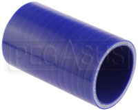 Click for a larger picture of Blue Silicone Hose Coupler, 2 1/4 inch ID, 4 inch Length
