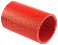 Click for a larger picture of Red Silicone Hose Coupler, 2 3/8 inch ID, 4 inch Length