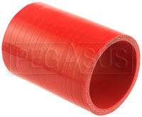 Click for a larger picture of Red Silicone Hose Coupler, 2 3/4 inch ID, 4 inch Length