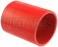 Click for a larger picture of Red Silicone Hose Coupler, 3 1/4 inch ID, 4 inch Length