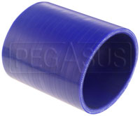 Click for a larger picture of Blue Silicone Hose Coupler, 3 1/2 inch ID, 4 inch Length