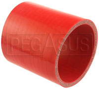 Click for a larger picture of Red Silicone Hose Coupler, 3 1/2 inch ID, 4 inch Length