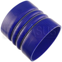 Click for a larger picture of Blue Silicone 350F CAC Hose, 6.00" ID, 6" Length