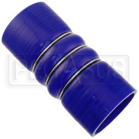 Click for a larger picture of Blue Silicone 350F CAC Hose, 2.50" ID, 6" Length