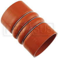 Click for a larger picture of Orange Silicone 500F CAC Hose, 3.50" ID, 6" Length