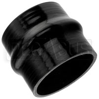 Click for a larger picture of Black Silicone Hump Hose, 4 inch ID