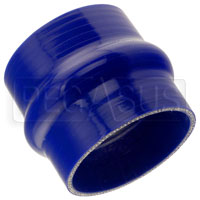 Click for a larger picture of Blue Silicone Hump Hose, 4 inch ID