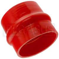 Click for a larger picture of Red Silicone Hump Hose, 4 inch ID