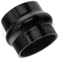 Click for a larger picture of Black Silicone Hump Hose, 4 1/2 inch ID