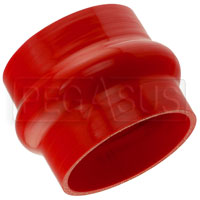 Click for a larger picture of Red Silicone Hump Hose, 4 1/2 inch ID