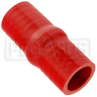Click for a larger picture of Red Silicone Hump Hose, 1 1/4 inch ID