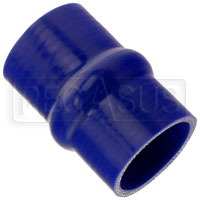 Click for a larger picture of Blue Silicone Hump Hose, 2 1/4 inch ID