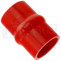Click for a larger picture of Red Silicone Hump Hose, 2 1/4 inch ID