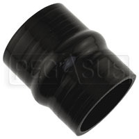 Click for a larger picture of Black Silicone Hump Hose, 2 3/4 inch ID