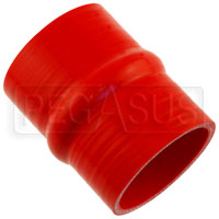 Click for a larger picture of Red Silicone Hump Hose, 2 3/4 inch ID