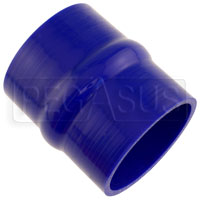 Large photo of Blue Silicone Hump Hose, 3 inch ID, Pegasus Part No. SHH76-BLUE