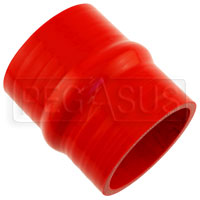 Click for a larger picture of Red Silicone Hump Hose, 3 inch ID