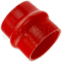Click for a larger picture of Red Silicone Hump Hose, 3 1/8 inch ID