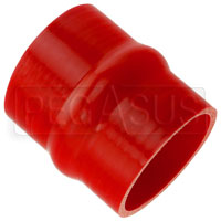 Click for a larger picture of Red Silicone Hump Hose, 3 1/4 inch ID