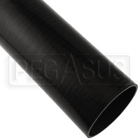 Click for a larger picture of Black Silicone Hose, Straight, 5 inch ID, 1 Foot Length