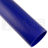 Click for a larger picture of Blue Silicone Hose, Straight, 5 inch ID, 1 Meter Length