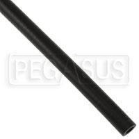 Click for a larger picture of Black Silicone Hose, Straight, 1/2 inch ID, 1 Meter Length
