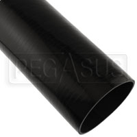 Click for a larger picture of Black Silicone Hose, Straight, 6 inch ID, 1 Meter Length