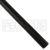 Click for a larger picture of Black Silicone Hose, Straight, 1 inch ID, 1 Meter Length