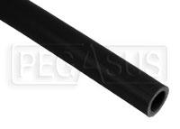 Click for a larger picture of Black Silicone Hose, Straight, 1 1/8 inch ID, 1 Foot Length