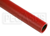 Click for a larger picture of Red Silicone Hose, Straight, 1 1/2 inch ID, 1 Meter Length
