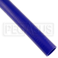 Large photo of Blue Silicone Hose, Straight, 1 3/4 inch ID, 1 Meter Length, Pegasus Part No. SHL45-BLUE