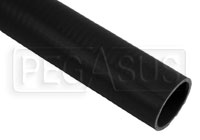 Click for a larger picture of Black Silicone Hose, Straight, 2 inch ID, 1 Foot Length