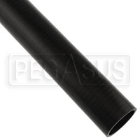 Click for a larger picture of Black Silicone Hose, Straight, 2 1/4 inch ID, 1 Meter Length