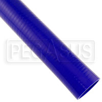 Large photo of Blue Silicone Hose, Straight, 2 1/2 inch ID, 1 Meter Length, Pegasus Part No. SHL63-BLUE