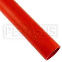 Click for a larger picture of Red Silicone Hose, Straight, 2 1/2 inch ID, 1 Meter Length