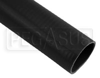 Click for a larger picture of Black Silicone Hose, Straight, 2 1/2 inch ID, 1 Foot Length