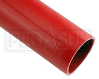 Click for a larger picture of Red Silicone Hose, Straight, 3 inch ID, 1 Meter Length