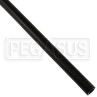 Click for a larger picture of Black Silicone Hose, Straight, 1/2 inch ID, 1 Foot Length