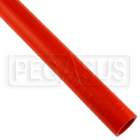 Click for a larger picture of Red Silicone Hose, Straight, 1 3/8 inch ID, 1 Foot Length
