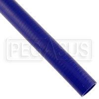Click for a larger picture of Blue Silicone Hose, Straight, 1 5/8 inch ID, 1 Foot Length
