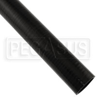Click for a larger picture of Black Silicone Hose, Straight, 2 inch ID, 1 Foot Length