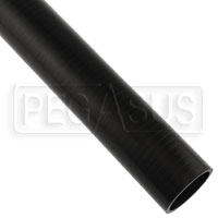 Click for a larger picture of Black Silicone Hose, Straight, 2 1/4 inch ID, 1 Foot Length