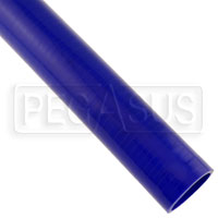 Large photo of Blue Silicone Hose, Straight, 2 1/4 inch ID, 1 Foot Length, Pegasus Part No. SHS57-BLUE