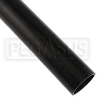 Click for a larger picture of Black Silicone Hose, Straight, 2 1/2 inch ID, 1 Foot Length