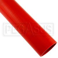 Click for a larger picture of Red Silicone Hose, Straight, 3 1/4 inch ID, 1 Foot Length