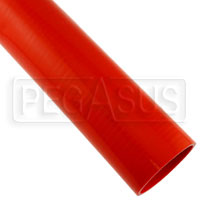 Click for a larger picture of Red Silicone Hose, Straight, 3 1/2 inch ID, 1 Foot Length