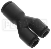 Click for a larger picture of SPA Design Y Connector, 8mm to 6mm Dekabon Tubing