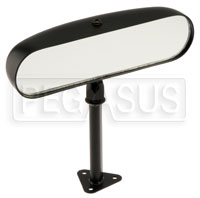 Click for a larger picture of SPA Design Center Mirror, Flat Lens - Black Nylon