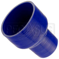 Click for a larger picture of Blue Silicone Hose, 4.00 x 2 1/2 inch ID Straight Reducer